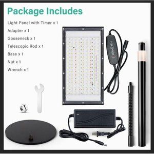 LBW Grow Light with Stand, Full Spectrum LED Plant Light for Indoor Plants, F...